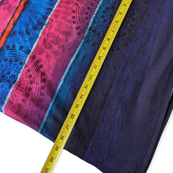 Desigual Sunset Stripe Sheath Dress Medium cobalt magenta - Picture 11 of 11